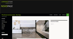 Desktop Screenshot of news.luminancestudio.pl