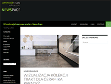Tablet Screenshot of news.luminancestudio.pl